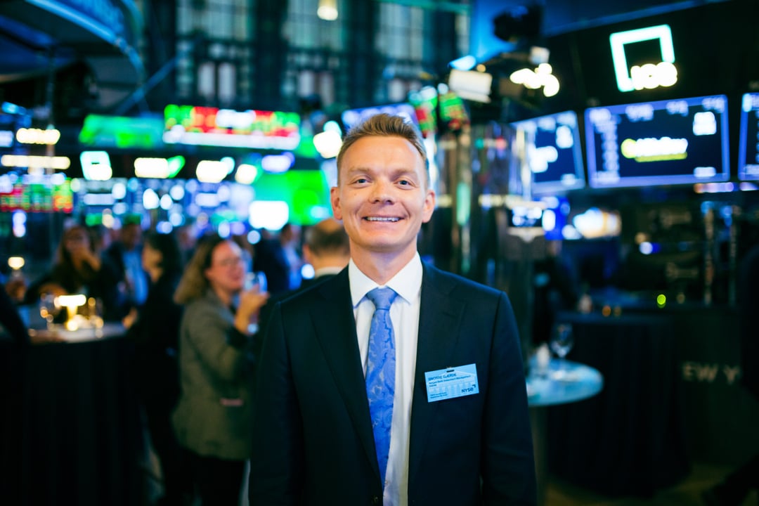 Snorre Gjerde begain his career on the fund's graduate programme and landed his dream job on completing it.