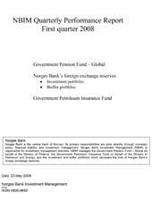 1Q 2008 Quarterly report