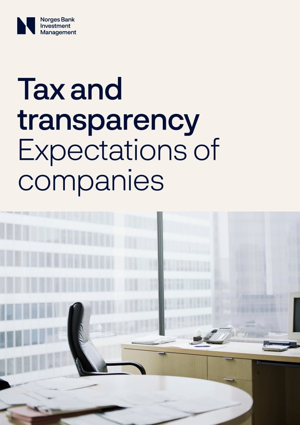 Tax and transparency | Norges Bank Investment Management